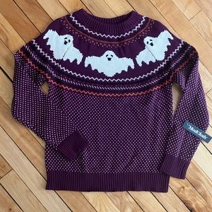 ModCloth ghost fair isle Halloween sweater